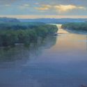 2014 Best of Show "Sunrise Over the Missouri" by Kathleen Hudson